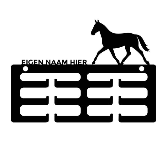 Rozet houder Akhal-teke met naam