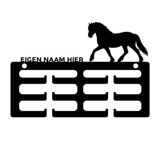 Rozet houder Fell pony met naam