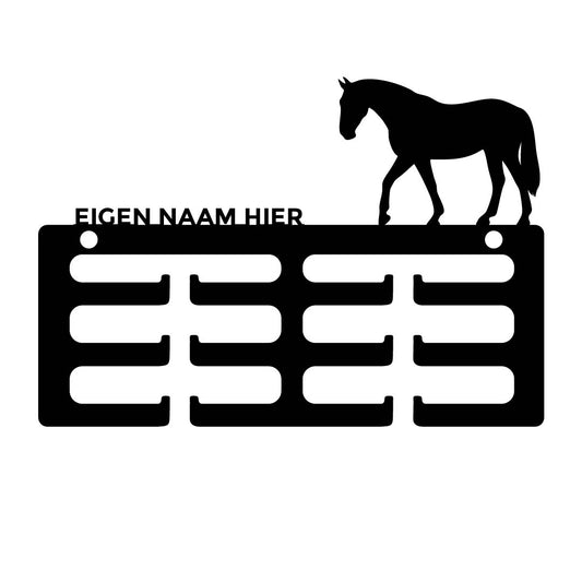 Rozet houder Iers Sportpaard met naam