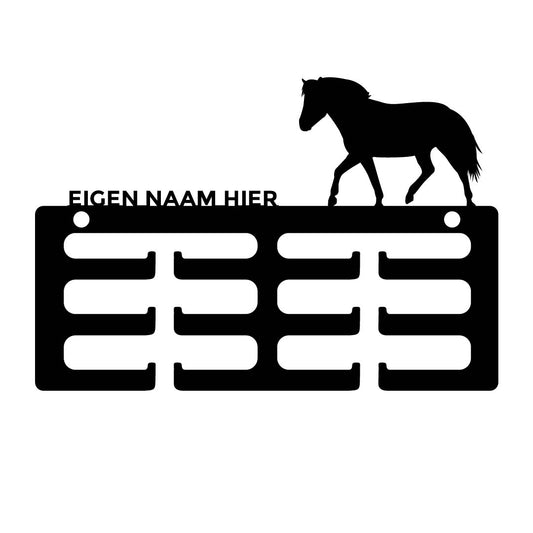 Rozet houder Konik met naam