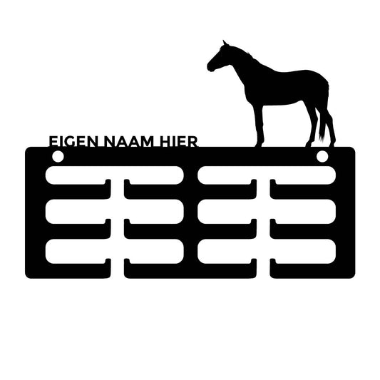Rozet houder Warmbloed met naam