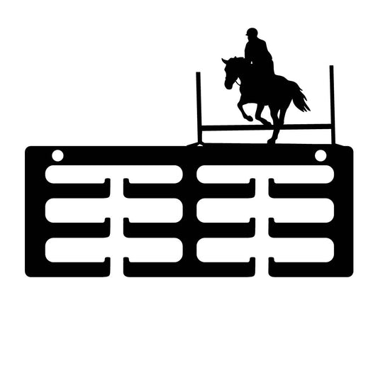 Rozet houder Springpaard laag