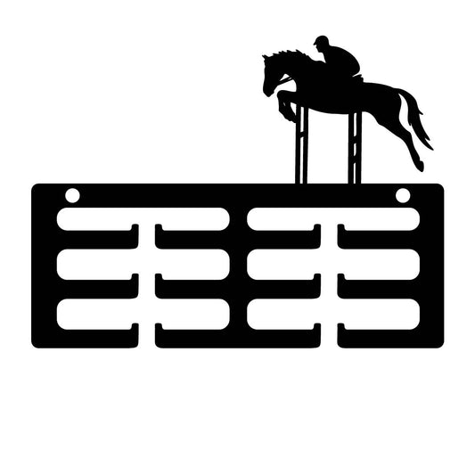 Rozet houder Springpaard hoog