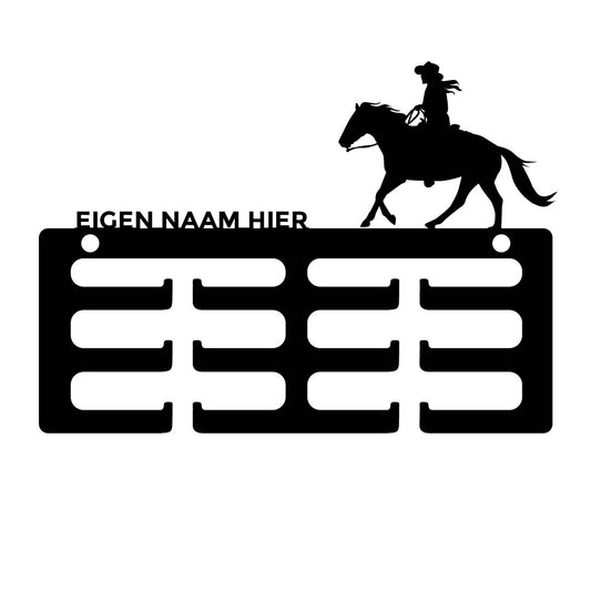 Rozet houder Western met naam