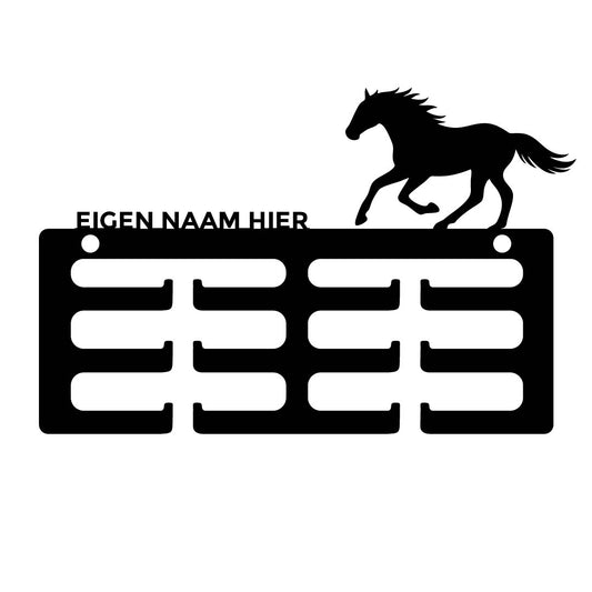 Rozet houder Engels volbloed met naam