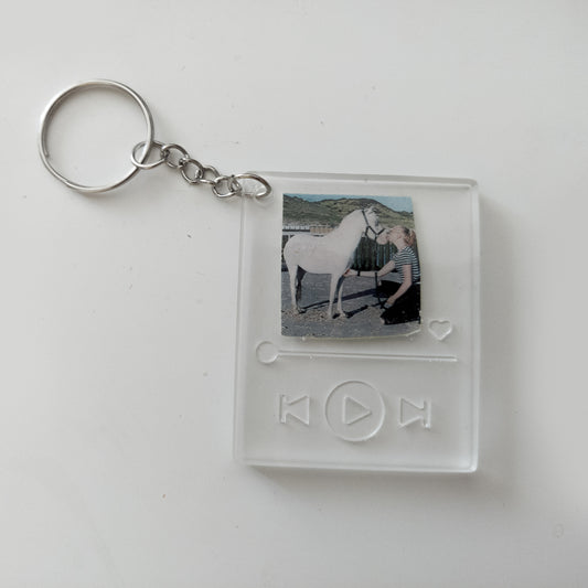 Sleutelhanger foto playlist