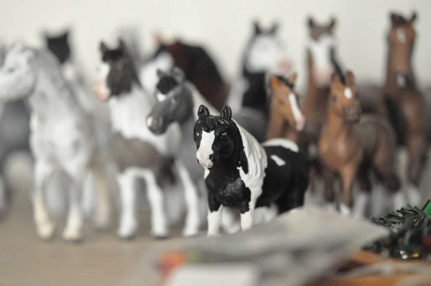 Wolfs modelpaarden