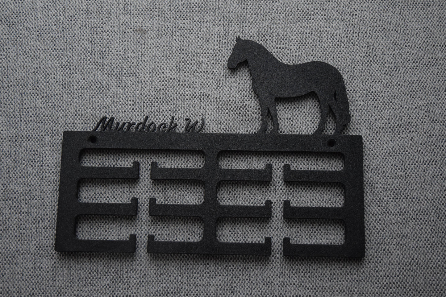 Rozet houder Gronings paard met naam