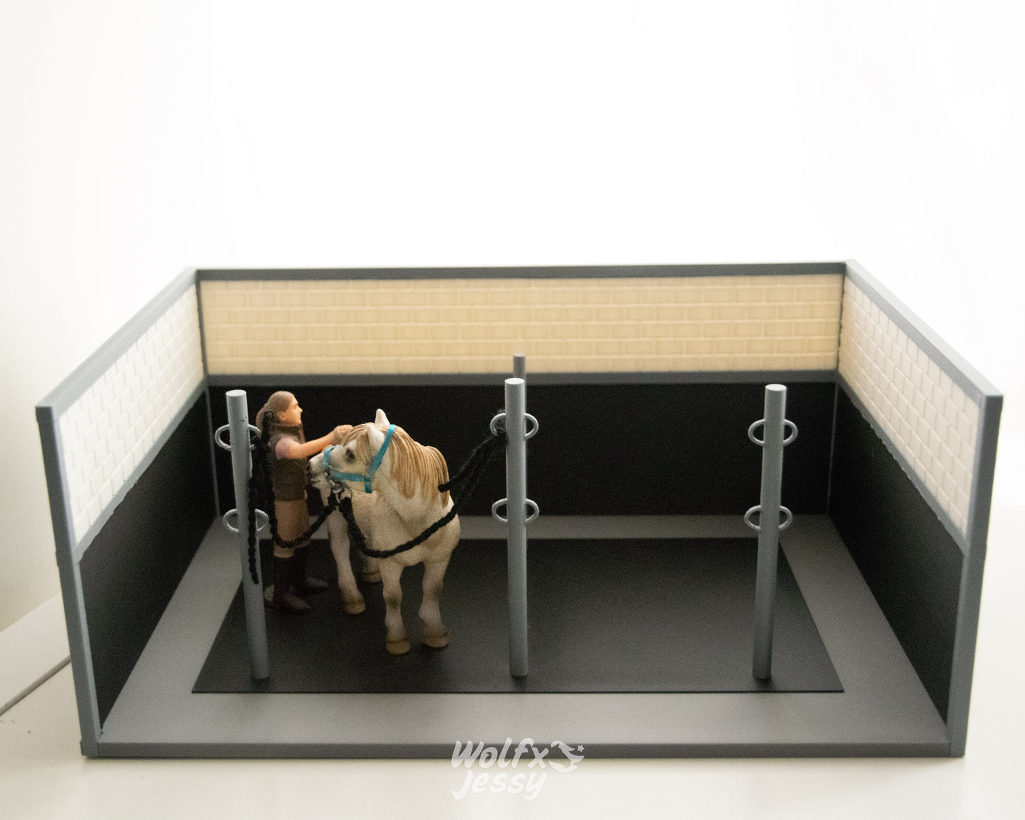 Miniatuur poetsplaats