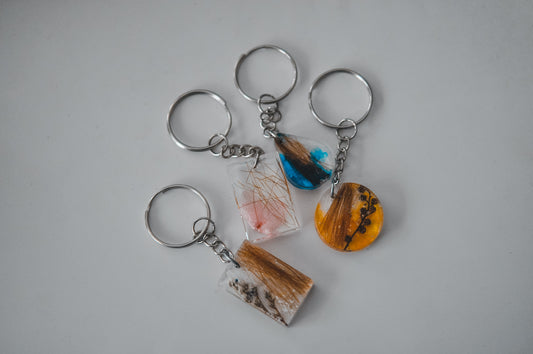 Inzie haar sleutelhangers